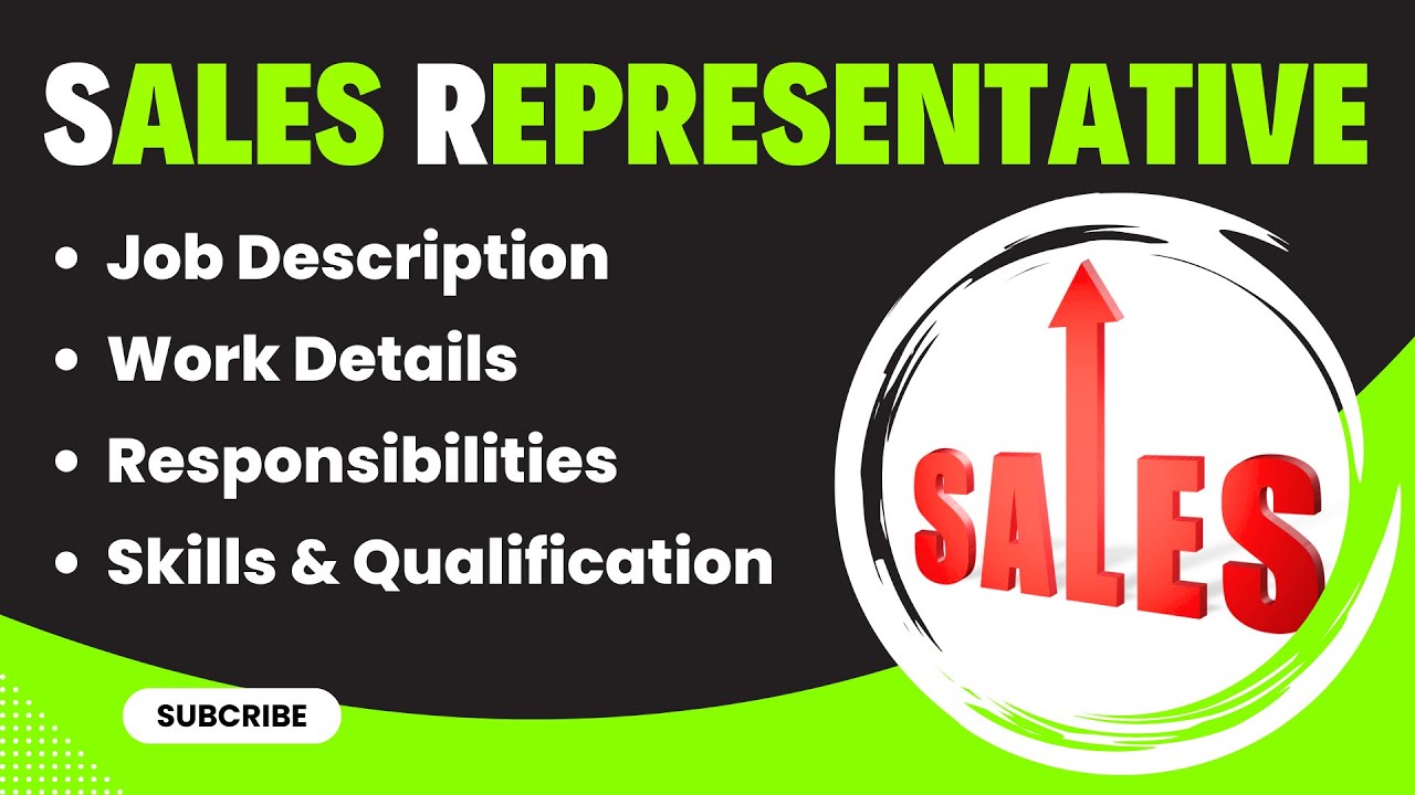 Sales Representative Kya Hota Hai | Sales Representative Job Description and Job Responsibilities