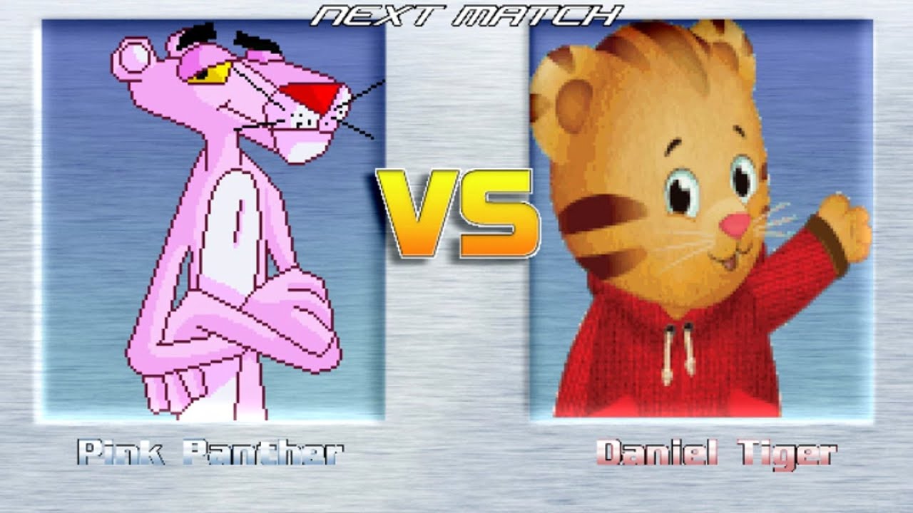 M.U.G.E.N BATTLES | Pink Panther vs Daniel Tiger