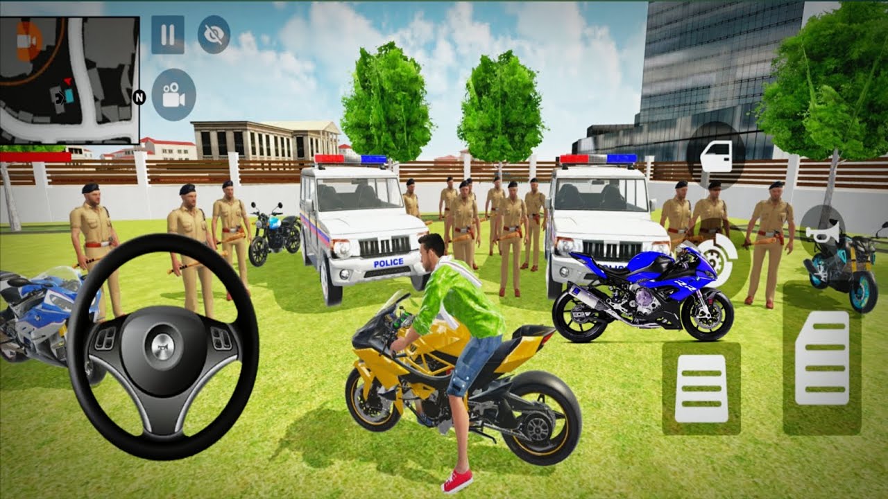 Franklin Purchase 🤩 Police 🚓🚨Car From Showroom🤑Game 🎮 Police Arrest Franklin Bike🏍️