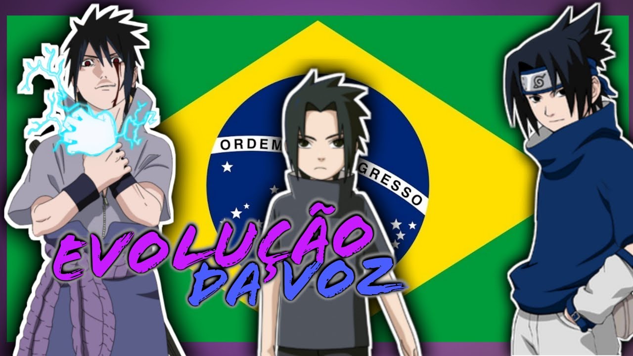 EVOLUÇÃO da VOZ do SASUKE UCHIHA | Robson Kumode 🇧🇷