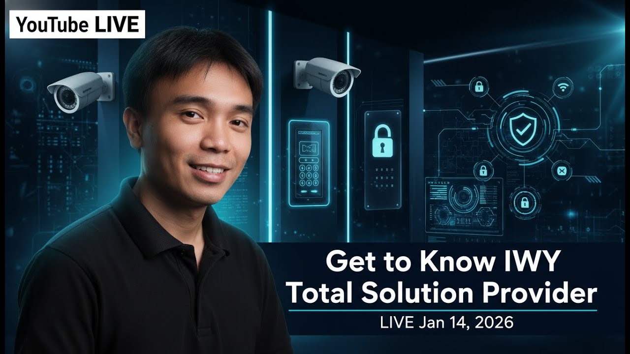 LIVE Jan 13, 2026 |  Get to Know IWY Total Solution Provider |