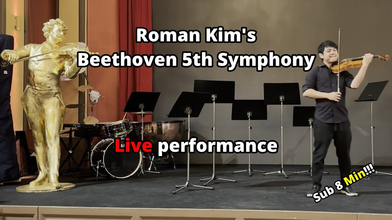 I performed Roman Kim's Most Difficult arrangements live in Vienna, it was better than expected