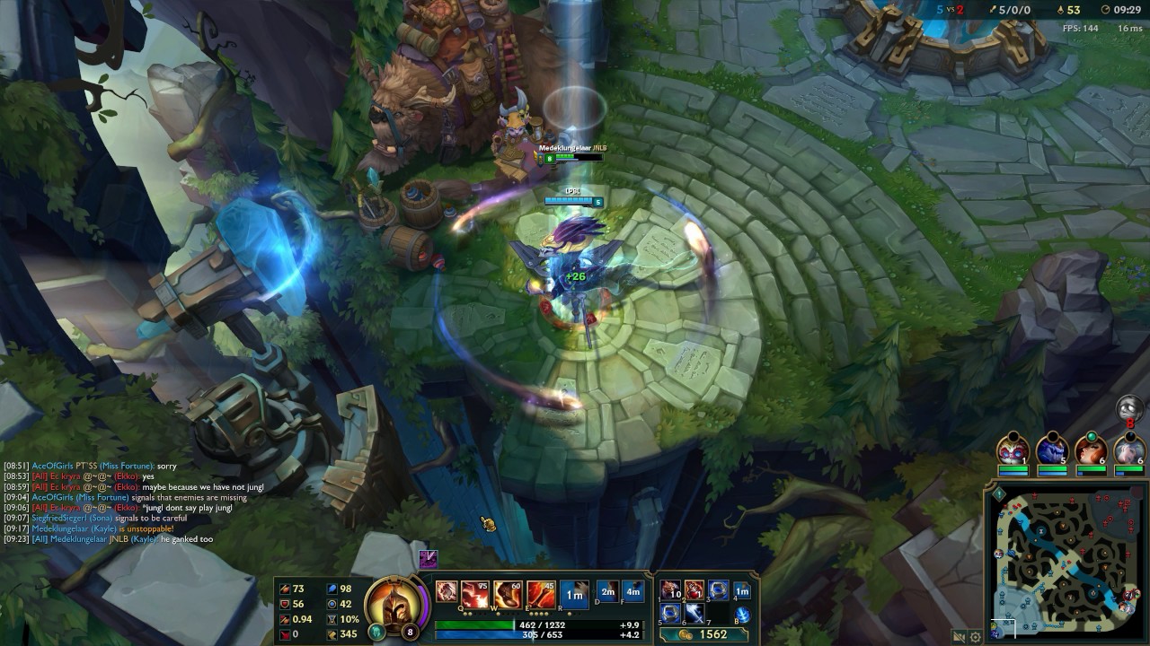 Kayle carry 3 vs 5 Ranked Bronze 5