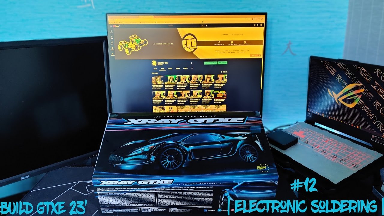 FRT NEWS #145 : BUILD #12 : XRAY GTXe 23' | NO BAG | Electronic Soldering
