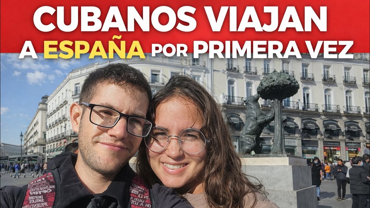 CUBANOS VIAJAN A ESPAÑA POR PRIMERA VEZ🇨🇺🇪🇸
