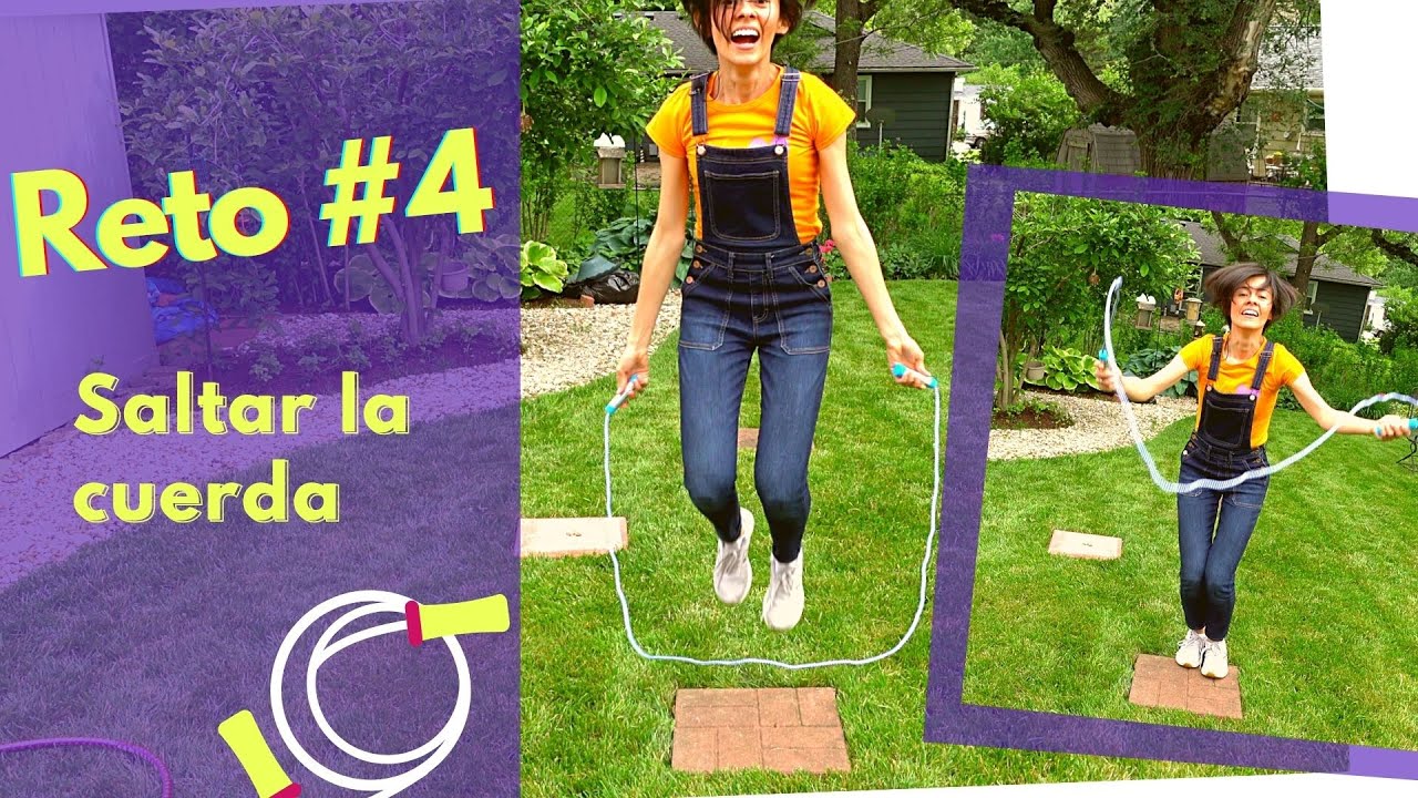 RETO #4: Saltar a la Cuerda - ¡Hazlo en casa! 🏠 – Ejercicios de agilidad | JUEGOS PARA NIÑOS