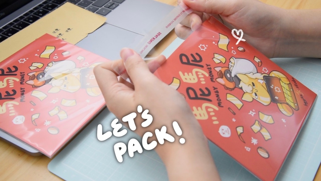 let's pack your orders made with love & care 💖 | STUDIO VLOG ☆