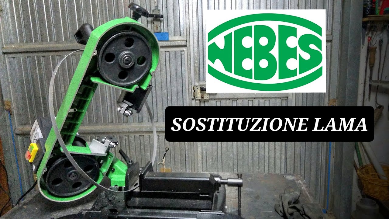 SOSTITUZIONE LAMA SEGA A NASTRO NEBES TM 101 PLUS | FAI DA TE | BRICOLAGE HOMEMADE