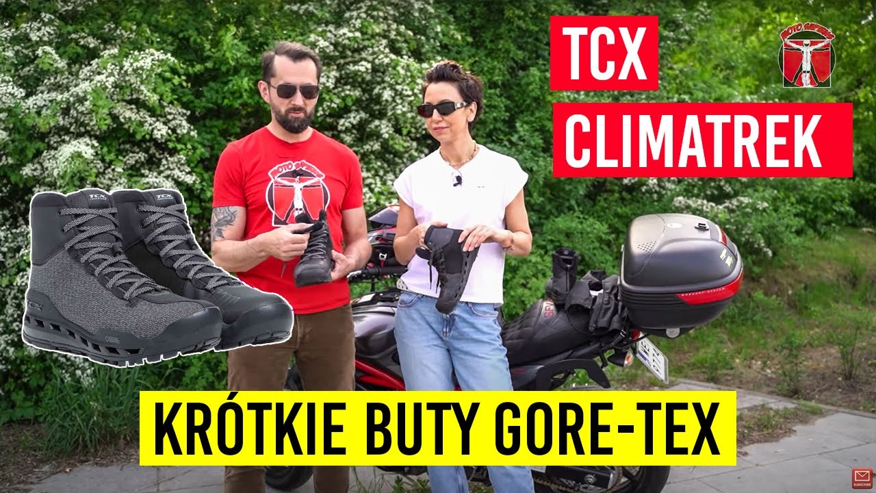 Czy krótkie buty motocyklowe na Gore-Tex mają sens? Testujemy TCX Climatrek Surround GTX