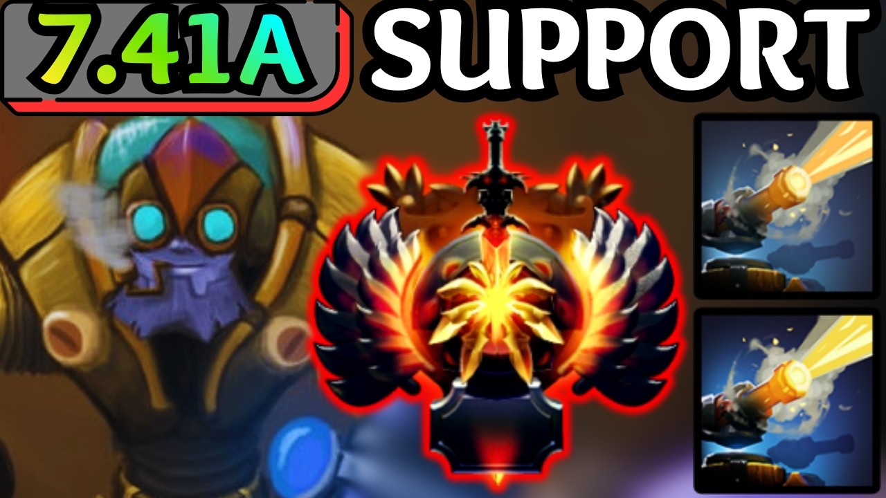 🔥 NEW PATCH 7.41a TINKER Hard Support &mdash; TURRET Spammer?! 🔥 | Dota 2 Support
