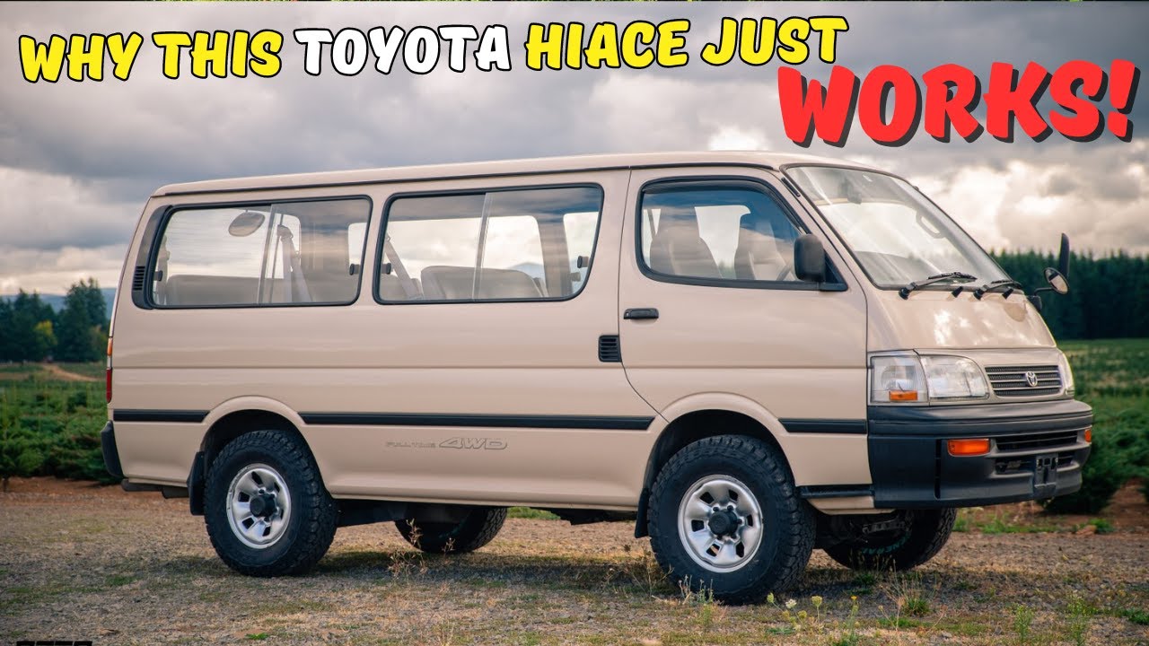 This Toyota Hiace Van was built to work! A 1995 Toyota Hiace DX 4wd PoV Driving and Walkthrough