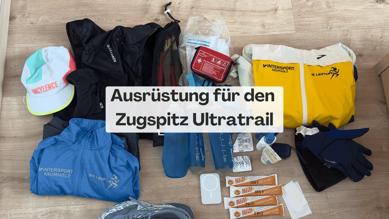 Diese Ausrüstung nehme ich mit zum Zugspitz Ultratrail