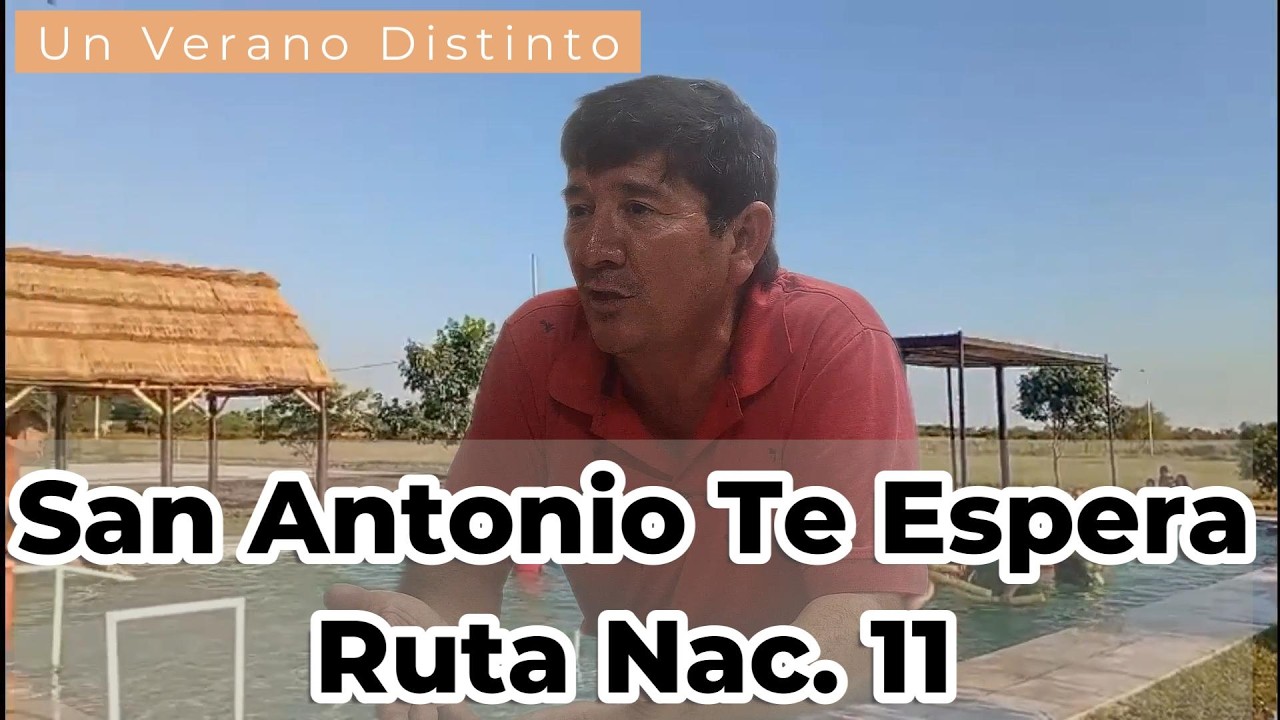 San Antonio De Obligado. Tres Piletas Gratis Y Para Todo El Norte. Vera Ruta 11