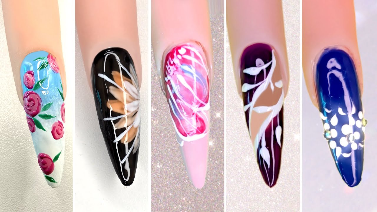 New Flower Nail Designs You’ll Fall in Love With | Floral Nail Design Ideas 2025