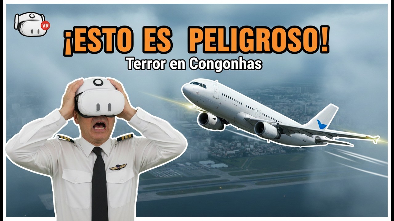 El aterrizaje más peligroso: Congonhas, con viento y niebla al límite
