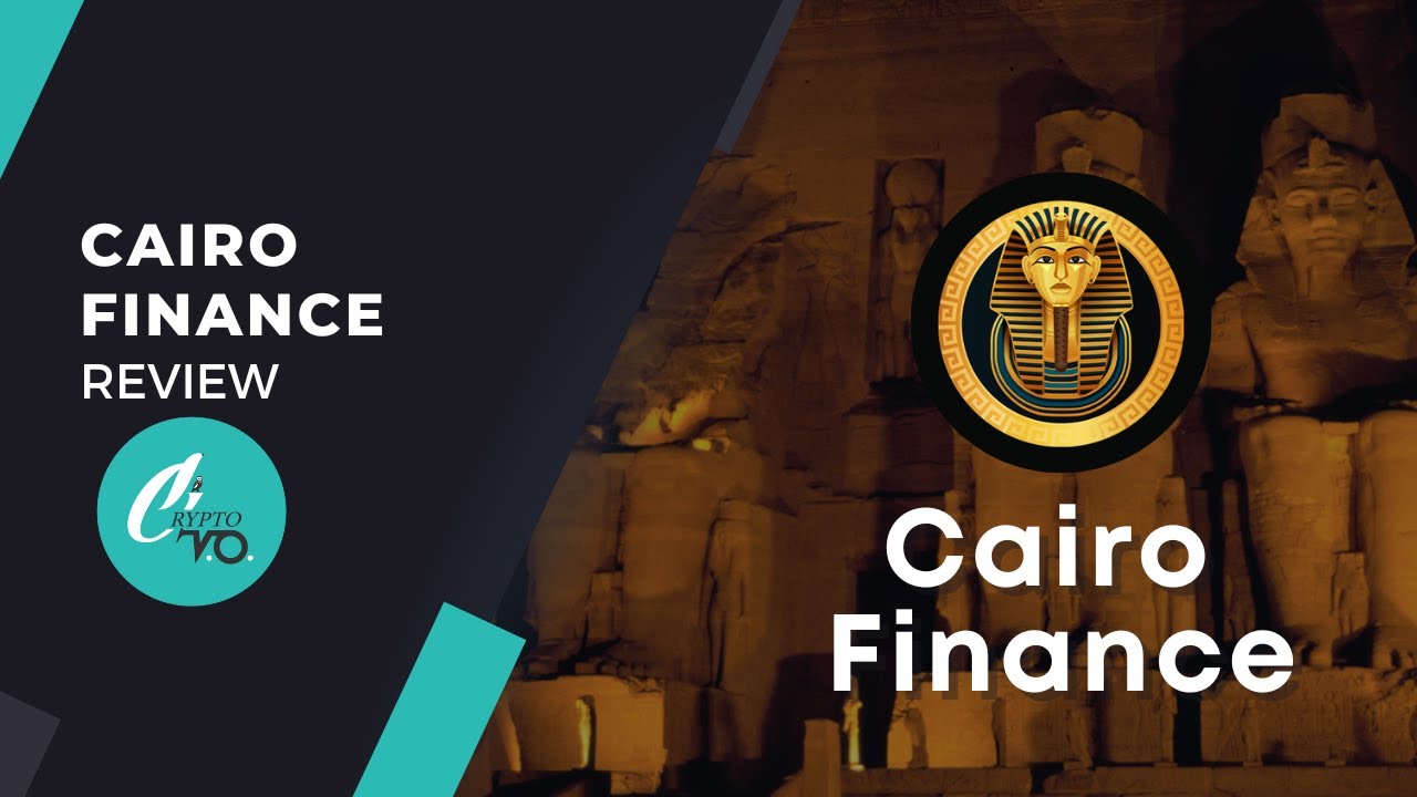 DISCOVER CAIRO FINANCE : THE CRYPTOCURRENCY OF THE PHARAONS !!