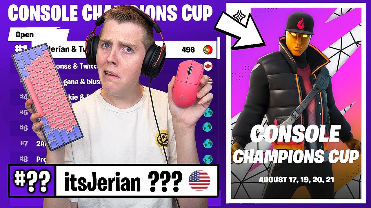 So I Played Console FNCS, BUT On Keyboard & Mouse... (Fortnite)