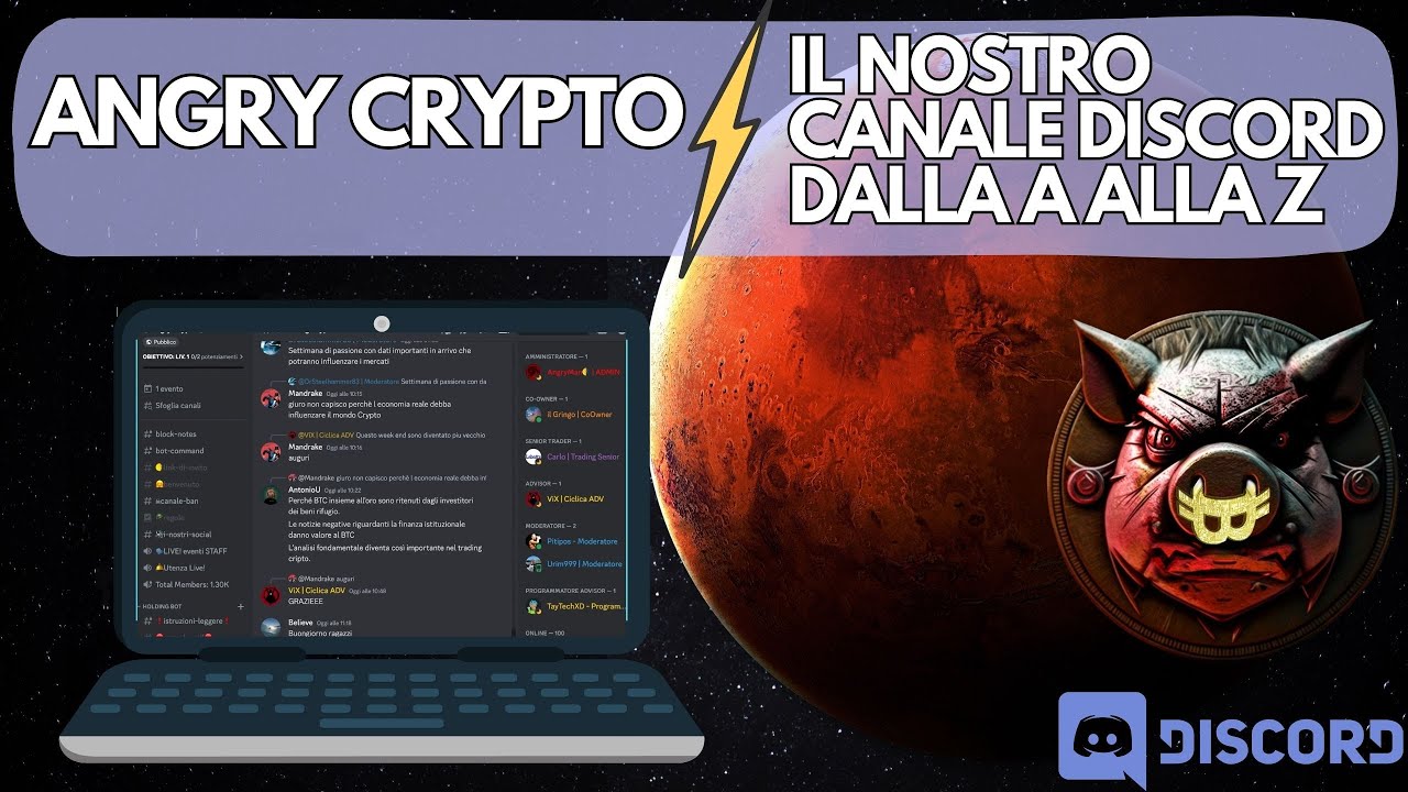 🔥ANGRYCRYPTO DISCORD! TI STIAMO ASPETTANDO!!!🔥#cryptotrading #bitcoinnews #analisitrading #trading