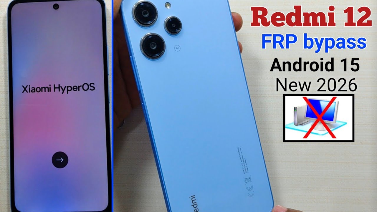 Redmi 12 Frp bypass 2026 || Redmi 12 Frp unlock Android 15 || Redmi 12 Frp bypass Without PC 