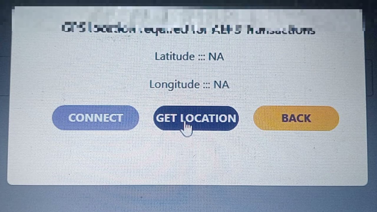 SBI CSP !! AEPS Transaction Problem !! GPS location Required !! Solution in This Video !!