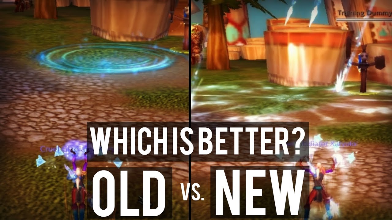 *NEW* vs. OLD SPELL ANIMATIONS FOR FROST MAGE!!