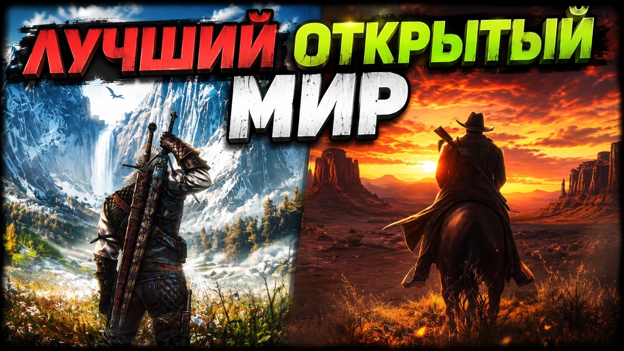 ТОП 10 ИГР С ОТКРЫТЫМ МИРОМ В КОТОРЫХ ХОЧЕТСЯ ЖИТЬ