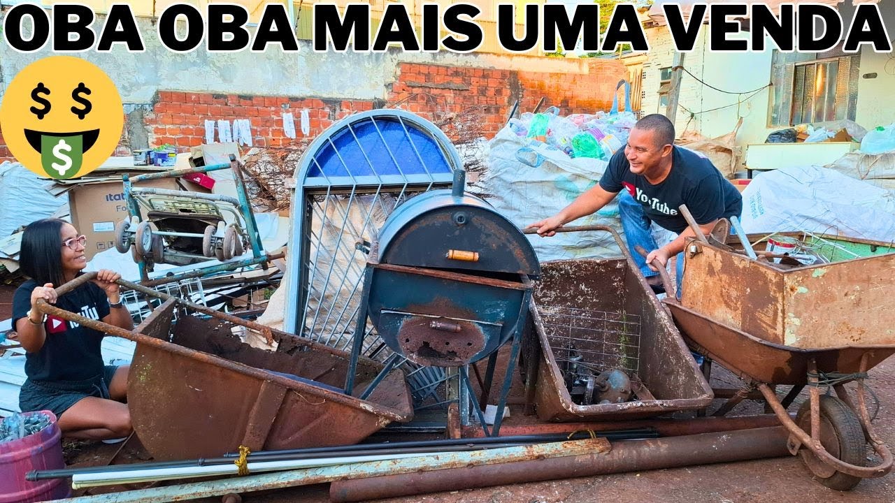 QUANTO GANHAMOS NUMA SEMANA VENDENDO RECICLAGEM ♻🤑