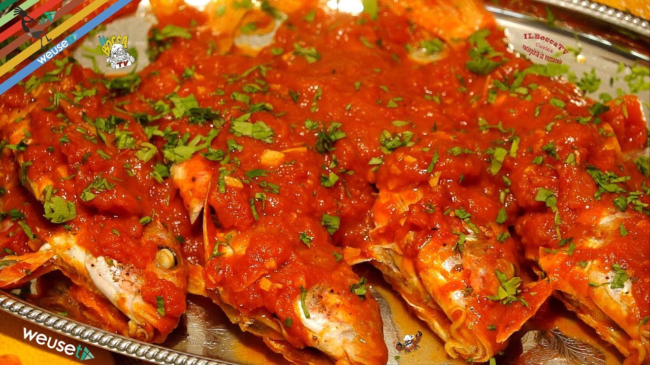 45 - Triglie alla livornese..ogni volta son sorprese (piatto a base di pesce semplice e gustoso)