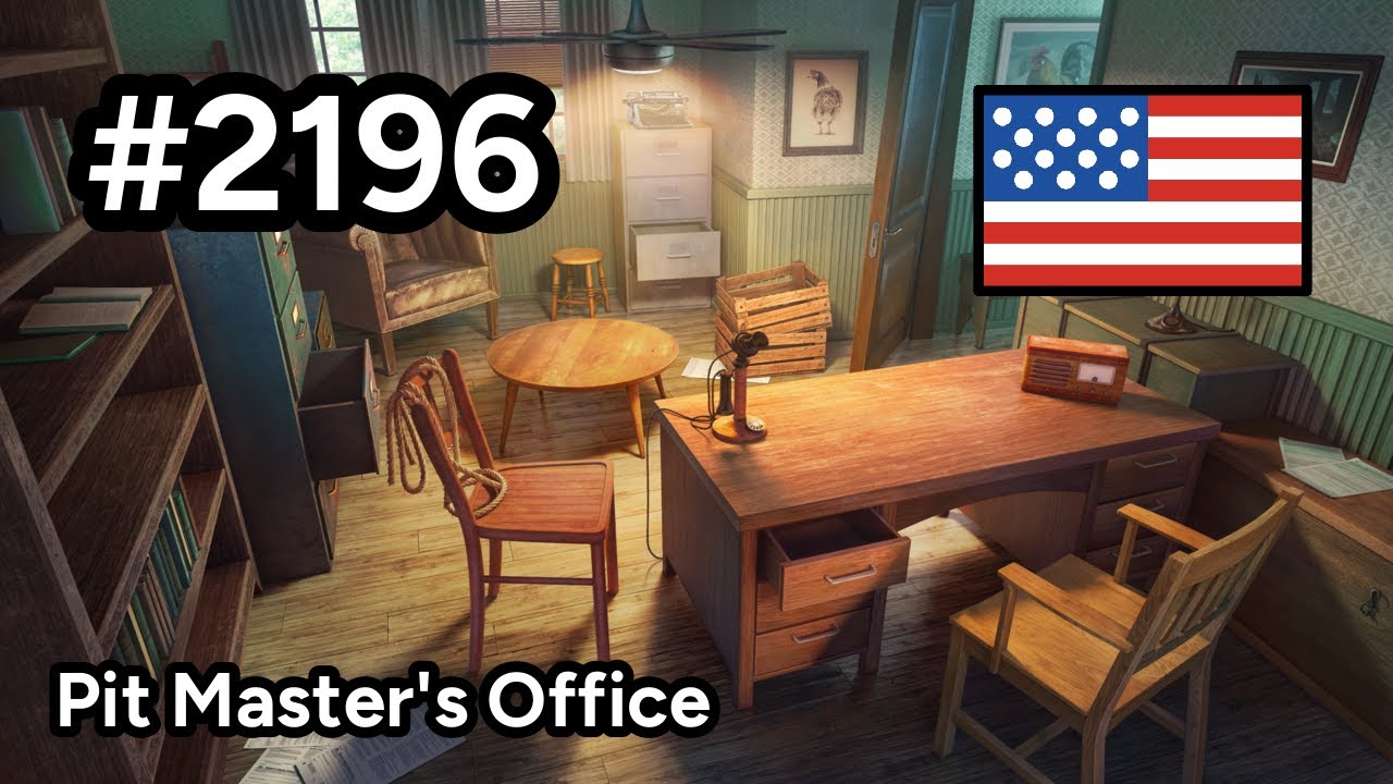 #2196 🇺🇸 (📕9-📄45-1) - Pit Master's Office - June's Journey