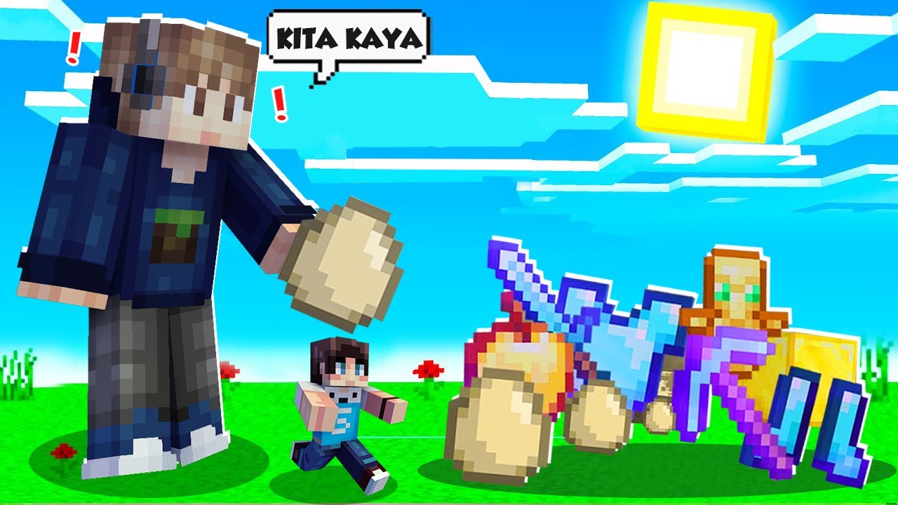 MINECRAFT TAPI TELOR AYAM DROP ITEM RANDOM!!!