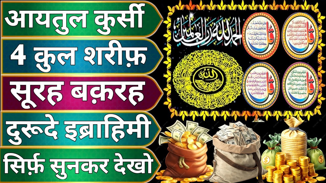 Morning Wazifa After FAJAR Prayers | 4 Qul | Ayatul Kursi | Surah Baqarah | Darood Tanjeena epi017
