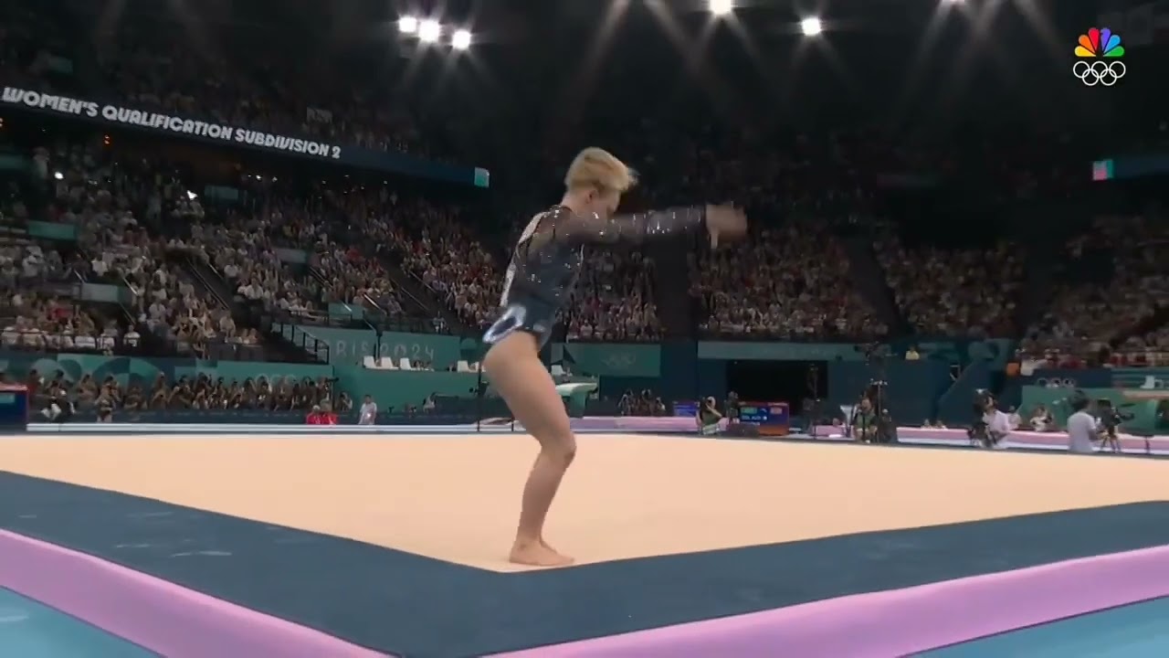 (NBC) Jade Carey FX QF 2024 Olympics