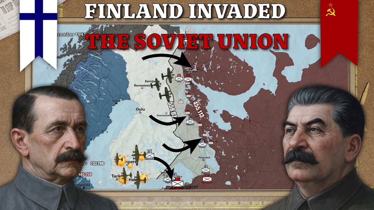 The Continuation War & The Lapland War - When Finland tried to invade the Soviet Union - WW2 History