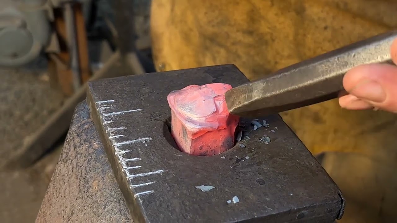 Forging a head-Bison