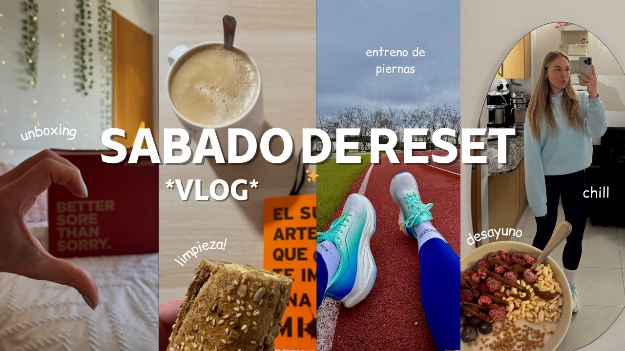 SÁBADO DE RESET - VLOG🔋Entreno de pierna, mi desayuno FAV, limpieza, Unboxing de Prozis & Coaching ✨