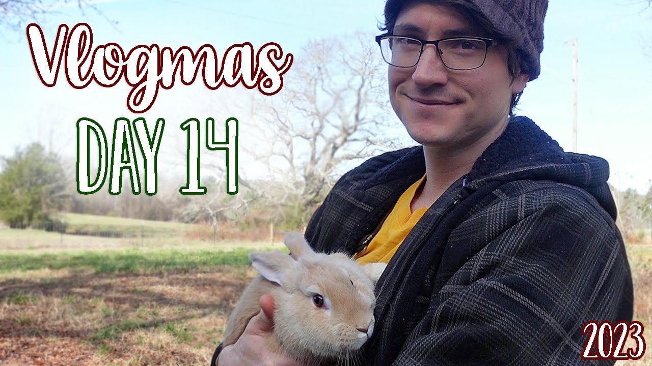 Coyote Friend, Laying Tile and Animal Chores! | Vlogmas Day 14 | Ohcluck