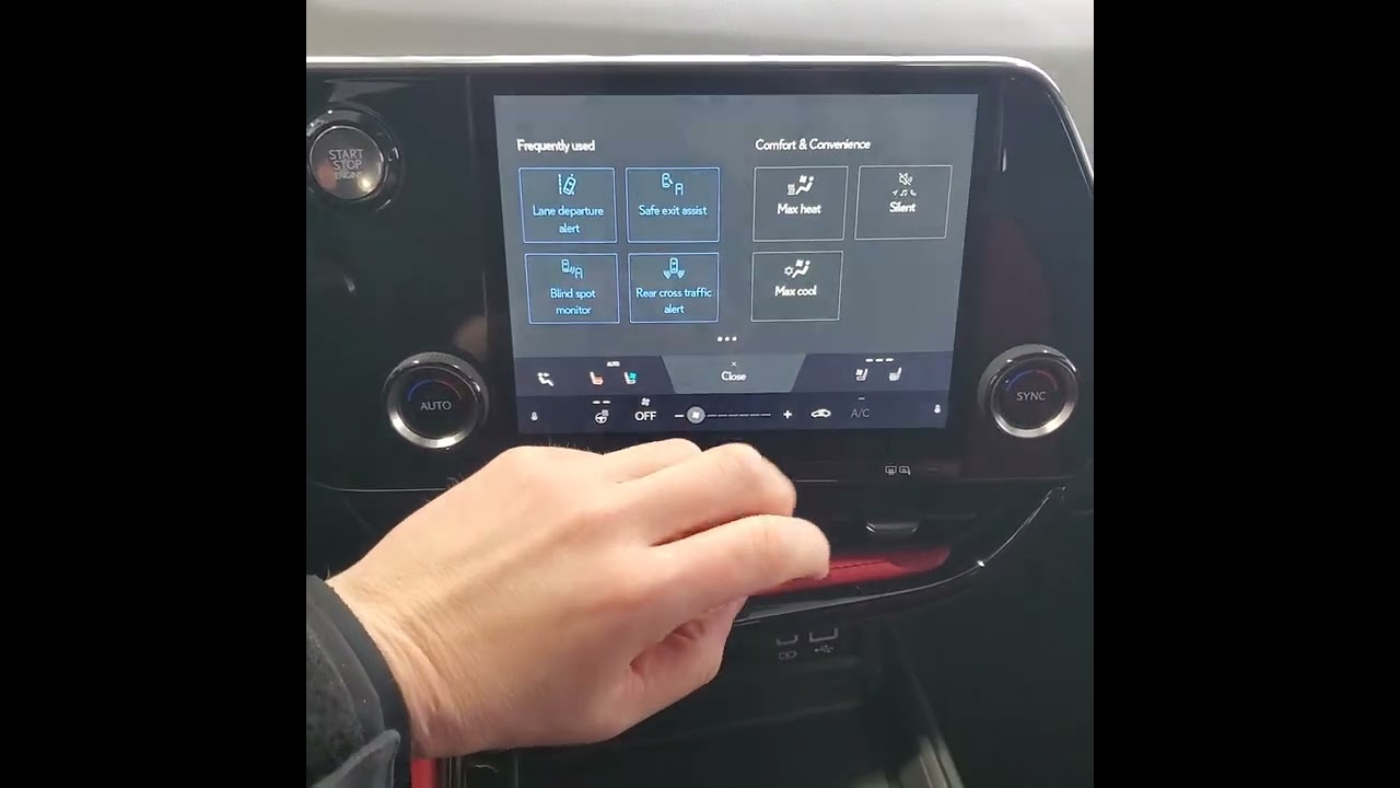First View of the 9 8” HD Touch Screen Display On the 2022 Lexus NX