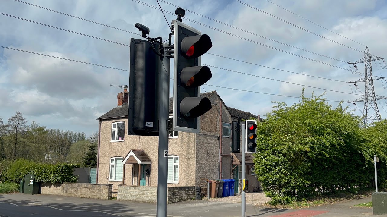 3817 Puffin Crossing Traffic Light in Endon Road B5051 near Norton Green, Stoke on Trent