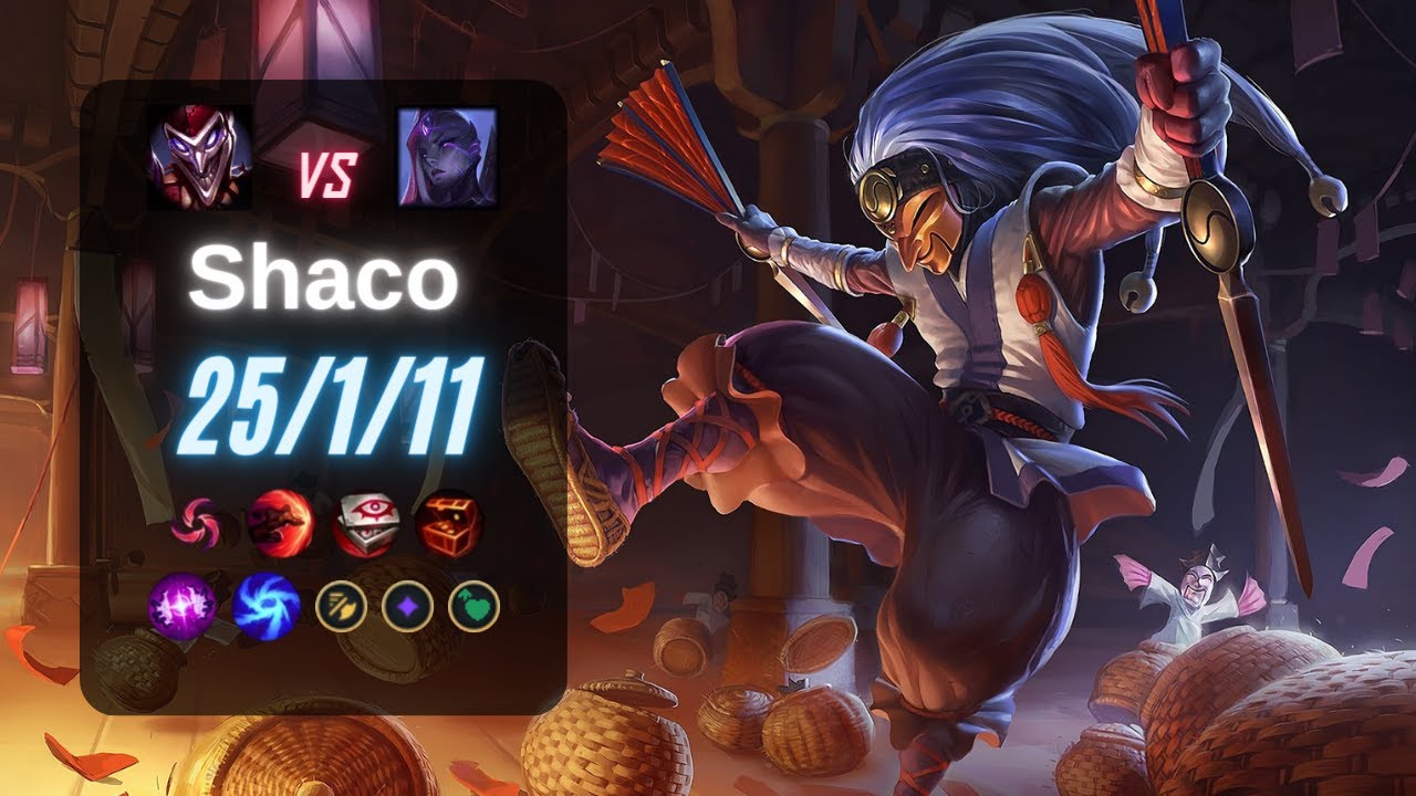 SHACO JUNGLE vs BEL'VETH - EUW LoL Challenger Patch 14.3