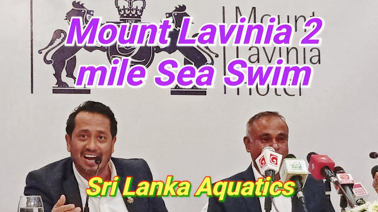 Sri Lanka aquatics /annual 87th Mount Lavinia 2 mile Sea swim / Press conference 03mar2026 ©Don Maya