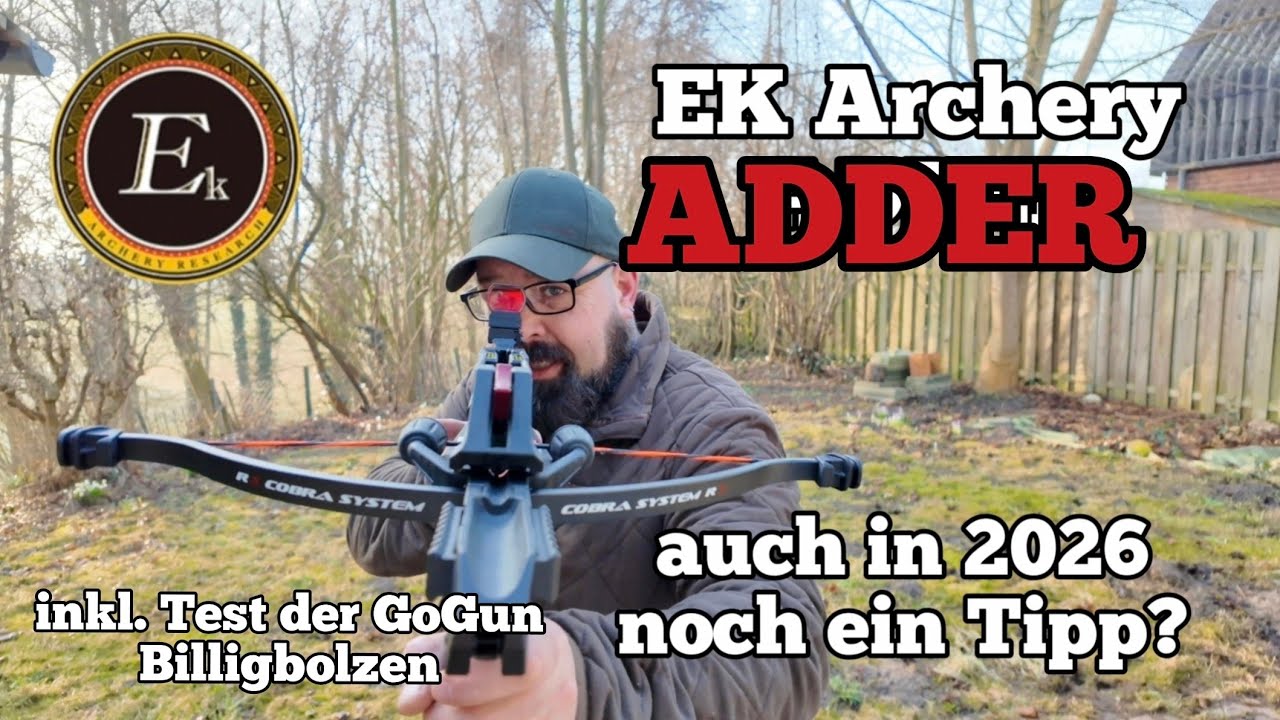 EK Archery ADDER: Ist die erste taktische Magazinarmbrust auch in 2026 noch ein Tipp? #crossbow