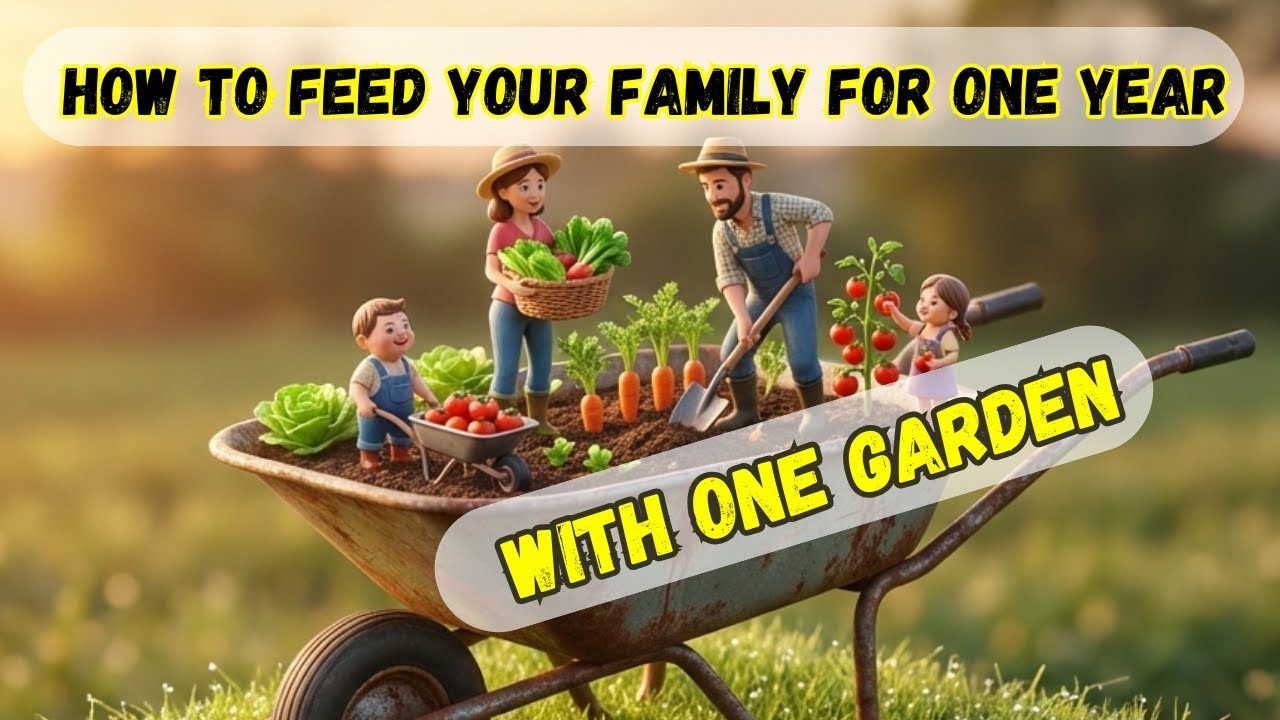 How to Feed Your Family for One Year with One Garden