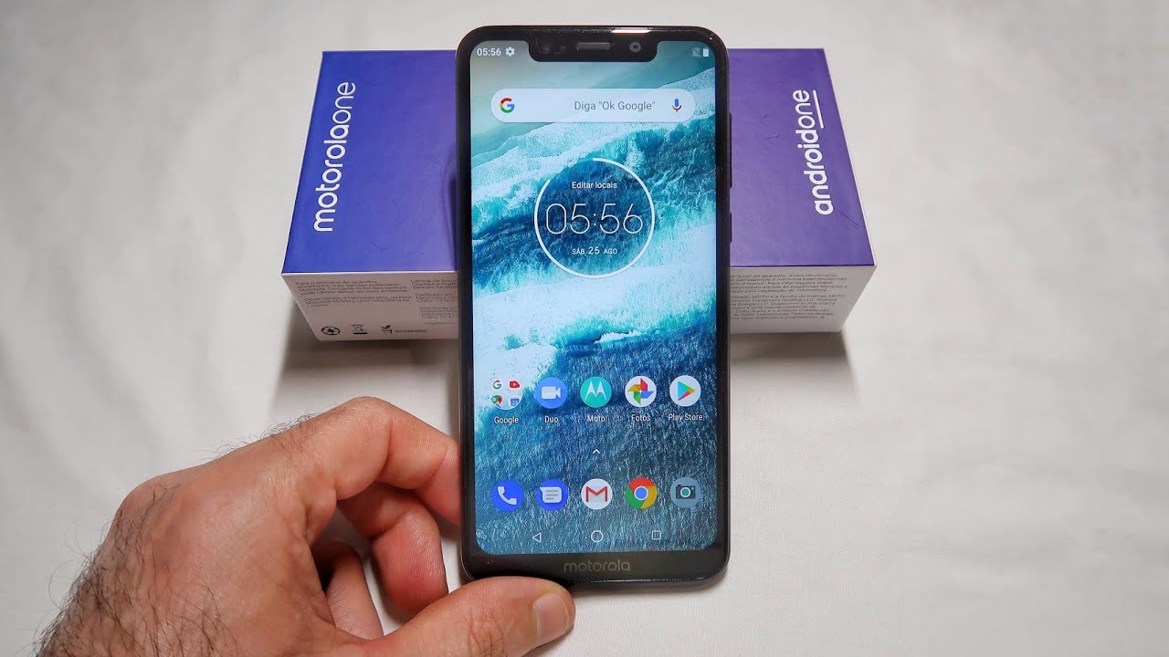Motorola ONE é Bom? Android One - Unboxing e impressões