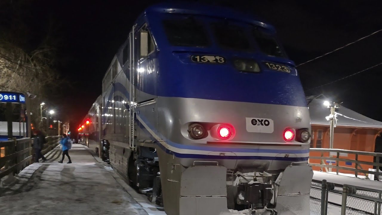 🚂 Mixed train action at the exo LaSalle Station - January of 2026 ❄️