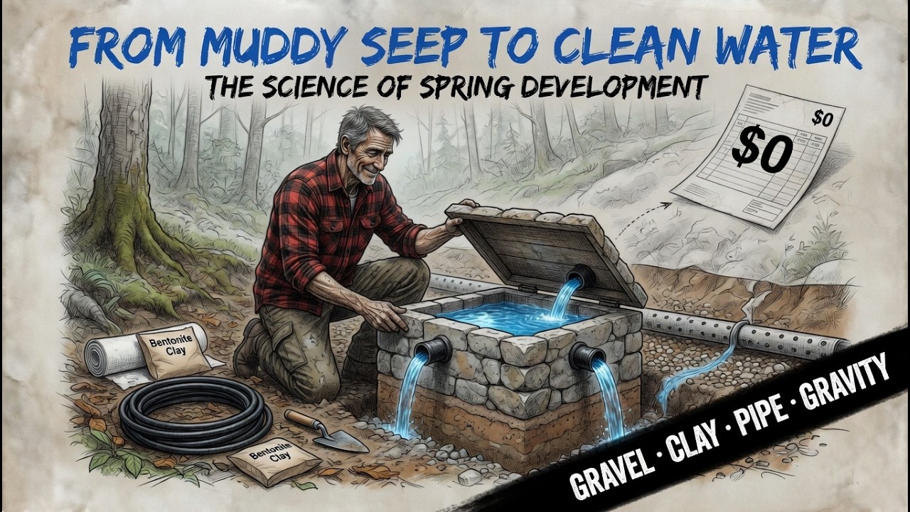 The Science of Spring Development &mdash; How to Turn a Muddy Seep Into a Clean Reliable Water Source Usin