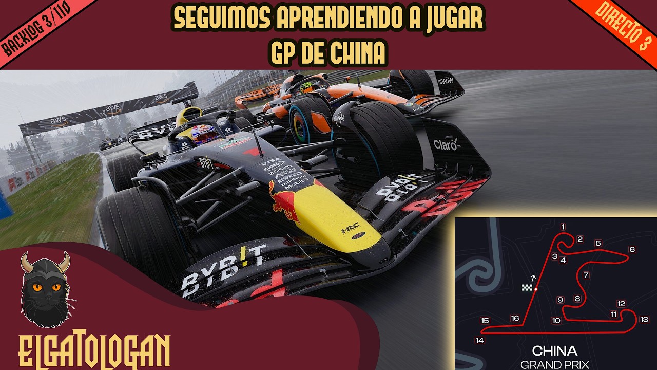 F1 25 | APRENDIENDO A JUGAR CON VOLANTE LOGITEC G923 | HOY EN GP DE CHINA