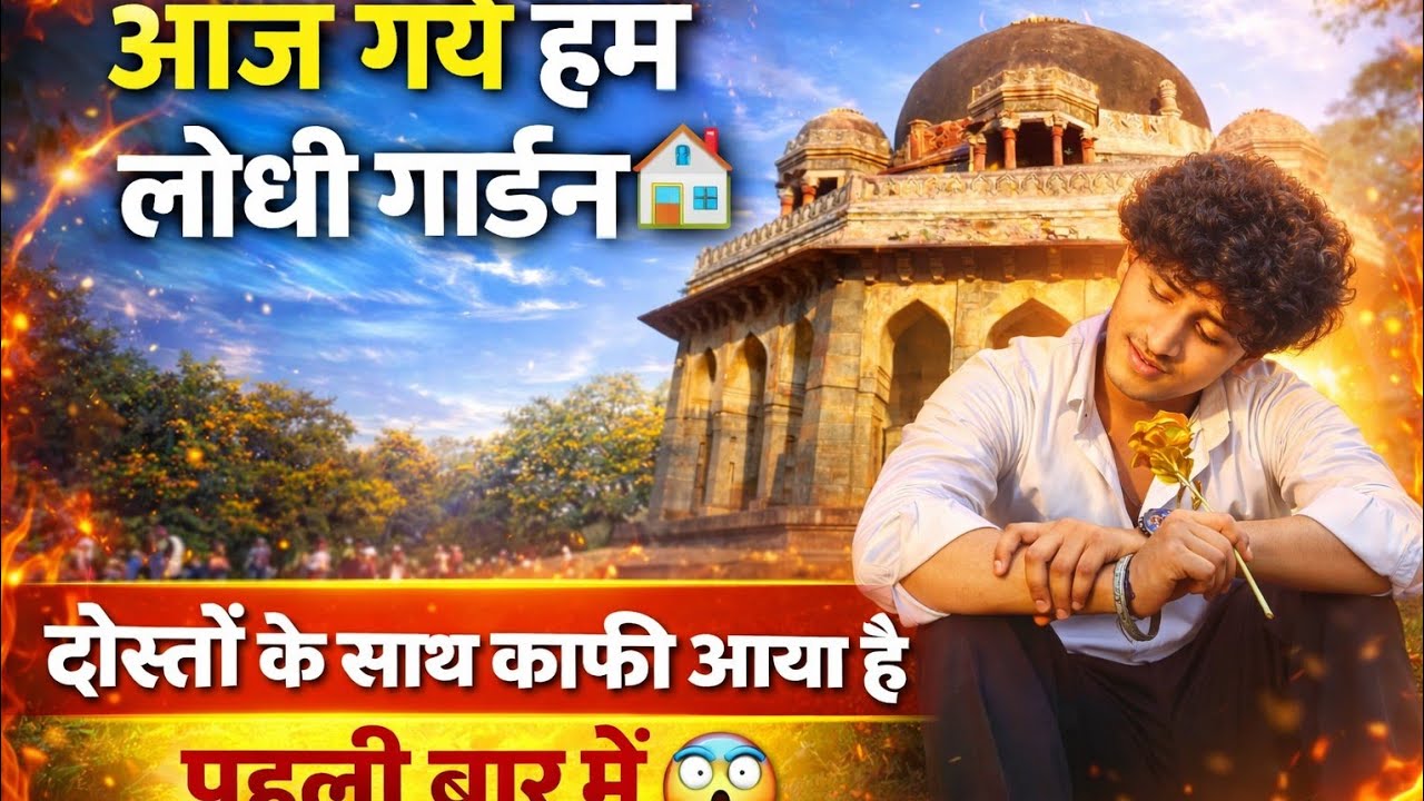Dosto ke sath gye lodi garden 🏡 Kaafi masti ki or pheli baar me hi bhut aaya hai #viral #comedy #you