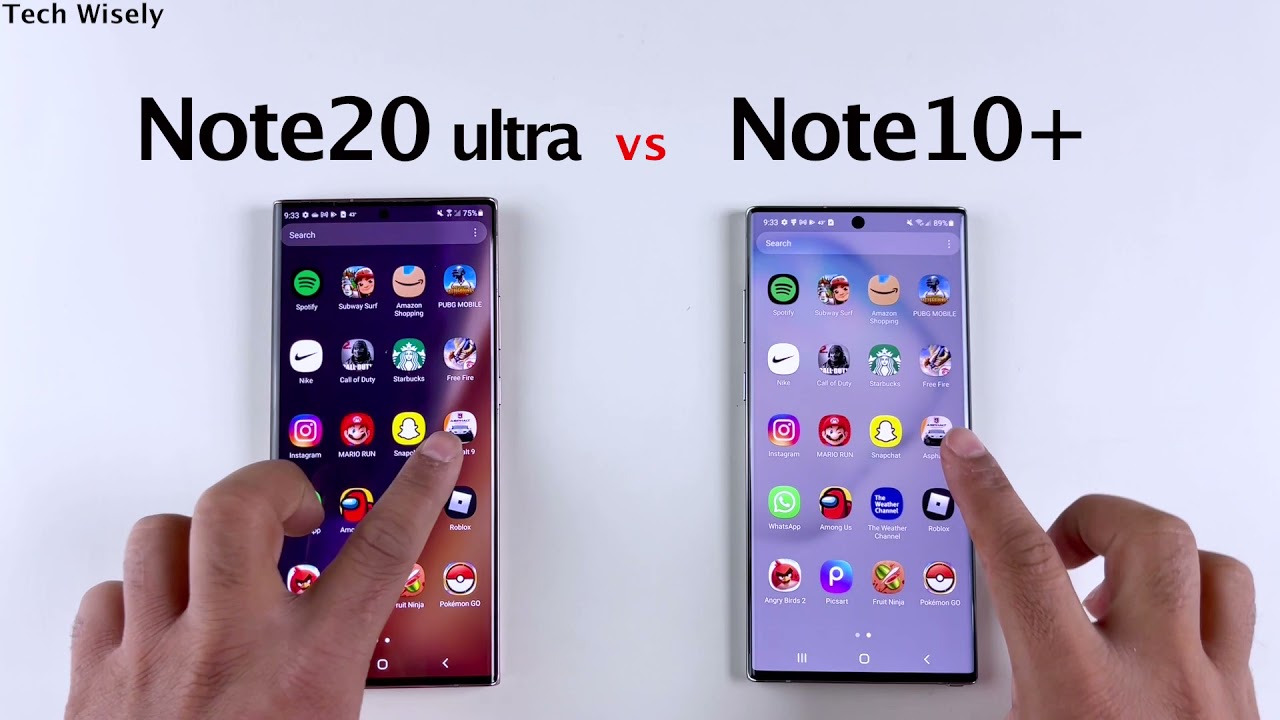 SAMSUNG Note 10 Plus vs Note 20 Ultra 5G | SPEED TEST