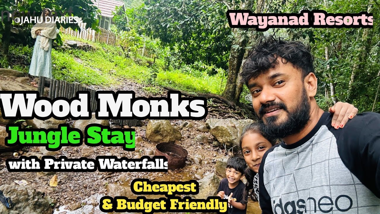 Wood Monks Jungle Stay Resort with Private Waterfalls | Budget Friendly Wayanad Stay | JahuDiaries