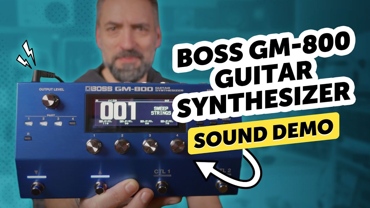 Boss GM-800 Guitar Synthesizer - Sound Demo